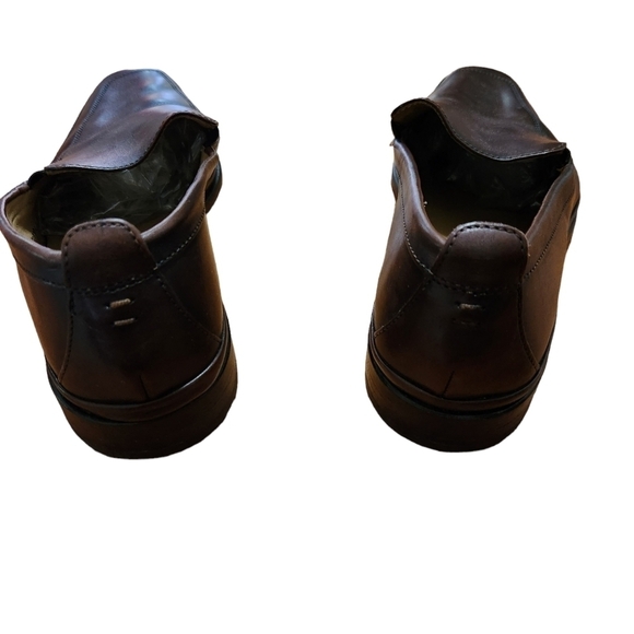 Cole Haan brown leather slip-on men's shoes - Picture 6 of 14